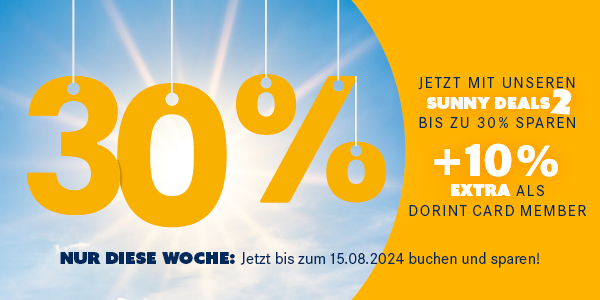 Sunny Deals bei Dorint Hotels und Resorts